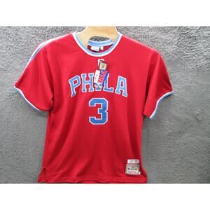 NWT Philadelphia Sphas Red Klotz Jersey Mitchell Ness 48 XL (Iverson #3 76ers)